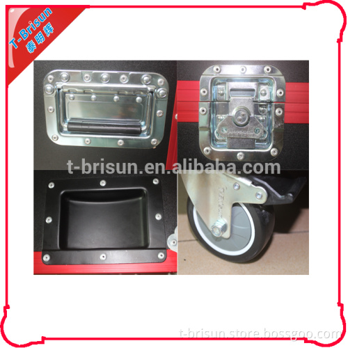 fireproof flight case with heavy duty caster